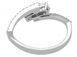 Vintage White Gold and Diamond Twist Dress Ring