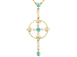 Aquamarine and Pearl Necklace Antique