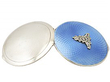 Antique Compact Mirror open