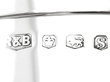 Art Deco Caster in Sterling Silver hallmarks