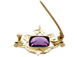 amethyst pearl pendant catch