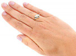 Pearl Twist Ring with Diamonds 