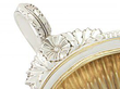 Queen Anne silver tea set detail