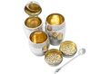 Cruet set in silver victorian