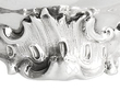 Sterling Silver Mug with Farming Scenes detail