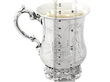 Sterling Silver Mug with Farming Scenes detail size