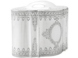 large silver tea caddy