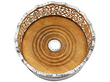Sterling Silver Coaster with Pear Wood Base