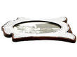 Large Sterling Silver Antique Photo Frame