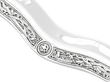 Elizabeth II Silver Salver Detail 