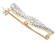 Antique Yellow Gold Diamond Brooch 