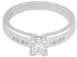 Vintage White Gold Princess Cut Diamond Ring