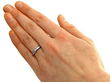 Vintage Princess Cut Diamond Ring Wearing 