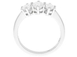 Vintage 18ct White Gold Trilogy Ring