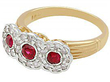 ruby and diamond dress ring