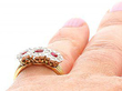 wearing ruby ring edwardian