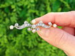 Antique Diamond and Pearl Brooch in Yellow Gold Outside