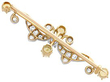 Diamond and Pearl Brooch