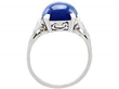 Antique Burmese Sapphire Ring side
