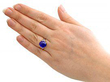 Antique Burmese Sapphire Ring wearing