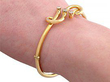 Victorian Diamond Bangle Wearing Wrist