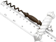 Antique Wine Opener Corkscrew 