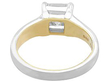 asscher cut solitaire ring
