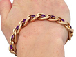 padlock bracelet on wrist