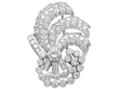 Vintage Art Deco Diamond Brooch