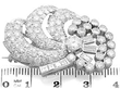 Vintage Art Deco Diamond Brooch Size 