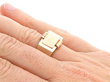 Antique Mens Art Deco Ring Wearing Hand