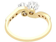 Vintage Two Diamond Twist Ring