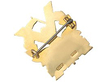 gold sweetheart brooch reverse