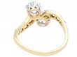 Antique Diamond Twist Ring back
