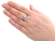 wearing Antique Diamond Twist Ring