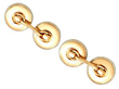 Mother of Pearl Gold Cufflinks