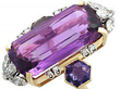 Amethyst & Diamond Vintage Ring