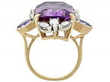 Amethyst & Diamond Vintage Ring