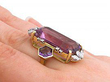 Amethyst & Diamond Vintage Ring