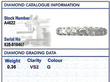 Vintage Half Eternity Ring in White Gold Card