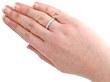 Vintage Half Eternity Ring Wearing 