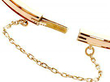 Rose Gold Bangle open