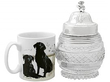 Silver and Cut Glass Tea Caddy