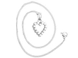 Vintage Diamond Heart Pendant