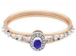 Blue Sapphire Bangle