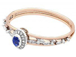 Blue Sapphire Bangle