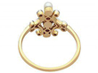 Antique Gold Seed Pearl Ring in 18k Gold