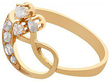 Small Antique Diamond Ring in 18k Gold