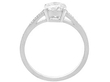 0.96 Carat Diamond Ring side
