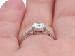0.96 Carat Diamond Ring on finger